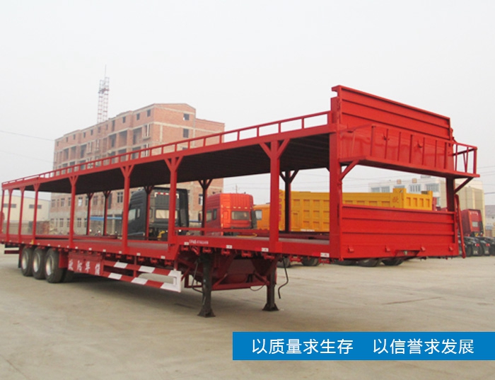 低平板半挂车